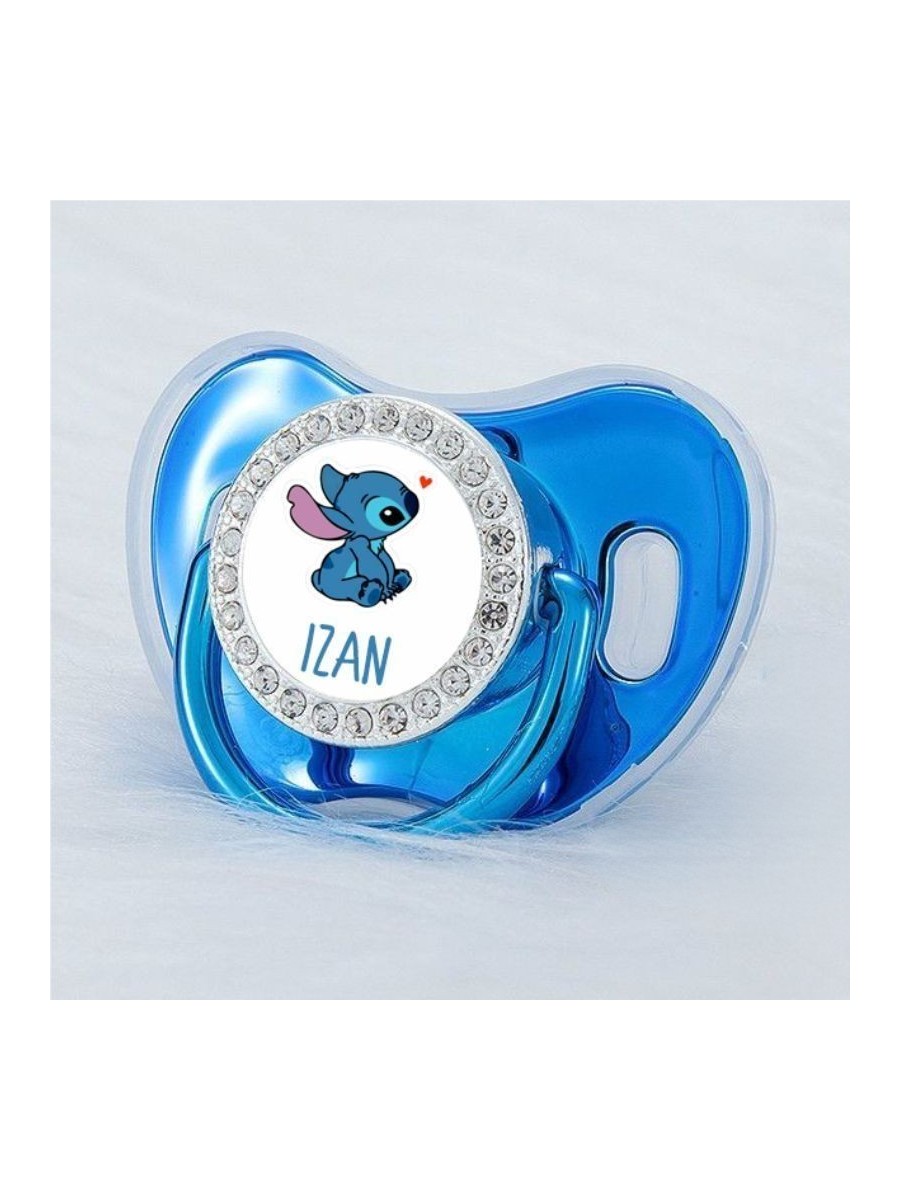 Chupete Baby Personalizado Azul Denim :: mil y una puntadas